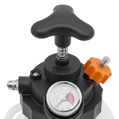 Manual Transmission Fluid Pump, 3L Manual ATF Filler System Automotive Transmission Fluid Transfer Pump with 12pcs System Adapters for Gearbox Oil Filling Changing