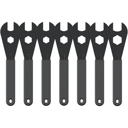 Pawfly Bike Cone Wrench Set Tool, Slim Open End Spanner Tool Kit for Bicycle Wheel Hub Repair - style: 13-19mm