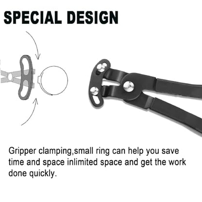 30600 Offset Boot Clamp Plier, CV Joint Boot Clamp Pliers | Crimps Ear-Type Clamps In Hard To Reach Areas