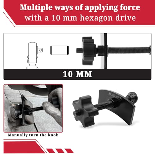 BILITOOLS Brake Caliper Compression Tool Piston Compressor Spreader Tool | Heavy Duty Brake Pad Spreader Brake Caliper Tool for Cars & Light Trucks - size: Heavy Duty