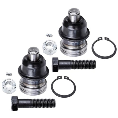 Detroit Axle - Front Struts Kit for Chrysler Grand Voyager Town & Country Dodge Grand Caravan Plymouth Voyager, 2 Lower Ball Joints 2 Struts with Coil Spring Replacement - size: 4QS58035/Big Kit