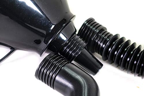 Right Angle Flexible Plastic Funnel Set Comes Complete with 2 Detachable Spout Attachments and Filter for Automotive Oil and Household Uses