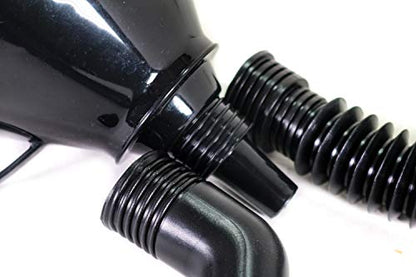 Right Angle Flexible Plastic Funnel Set Comes Complete with 2 Detachable Spout Attachments and Filter for Automotive Oil and Household Uses