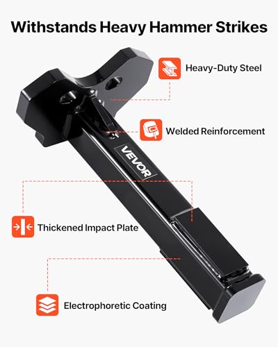 VEVOR Wheel Bearing Hub Removal Tool Kit, Compatible with All Axle Bolt Hubs 5, 6, 8 Lug Hubs Buster Puller, Universal Wheel Hub Shocker, Wheel Hub Buster Tool with Nuts & Washers for Sedan SUV Truck