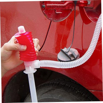 Car Oil Pump Kit Siphon Pump and Water Transfer Hose Easy Operation for Car Maintenance