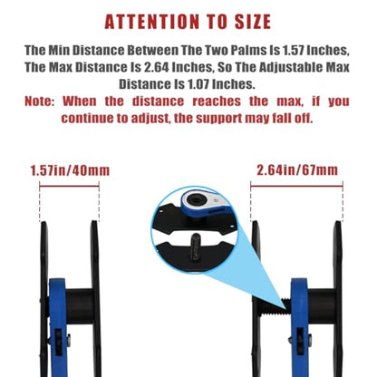 Brake Tools, Brake Caliper Tool, Brake Caliper Compression Tool | Caliper Piston Compressor Tool with 360 Degree Swing Ratchets, Brake Caliper Press Tool with Brake Caliper Hooks, Blue - color: blue