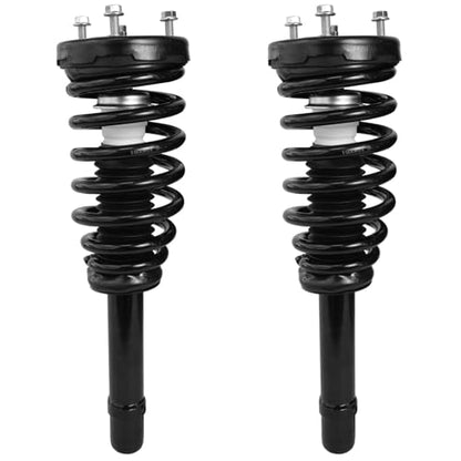 Detroit Axle - Struts Shocks for 2006 2007 2008 2009 2010 Hyundai Sonata Azera, 2 Front Struts with Coil Springs 2 Rear Shock Absorbers Replacement Suspension Kit - size: 4AQ47271-V1/ strut shock kit