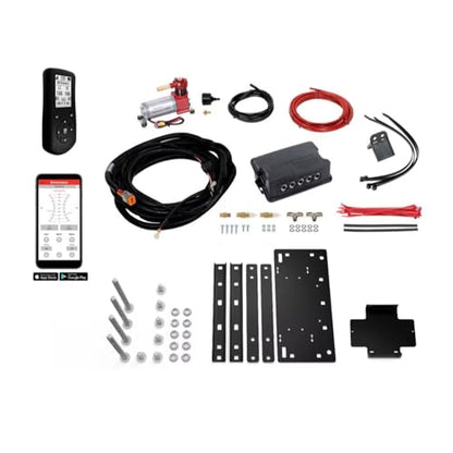 TrendsAuto Firestone Airide Red Label Air Spring Rear Kit with Air Command Dual Wireless App & Remote Kit Standard Compressor fits 2011 2026 Silverado Sierra 2500HD 3500HD | Includes TrendsAuto Decal - size: Dual Path