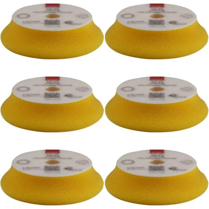 RUPES D-A Series 4" Orbital Foam Polishing Pads Bundle - Includes 6 Fine, 6 Ultra Fine and 6 Coarse Foam Pads - Tailored to Meet the Diverse Needs of Automotive Detailing
