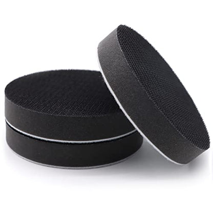 3 Pack Interface Pads, 5 Inch Hook and Loop Soft Density Sponge Cushion Buffer Backing Pad, Foam Sanding Interface Pads for Orbital Sander Automotive Woodworking Polishing - size: 5 inch - 3 Pack