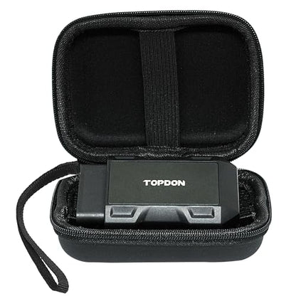 Topdon Scanner case Bluetooth OBD2 Car Scan Tool Code Reader Diagnostic Tool Bag,Key Matching Instrument Bag, Storage Holder Box for USB Cables,Compatible with Topscan/Carpal/XTOOL A30M (Bag Only)