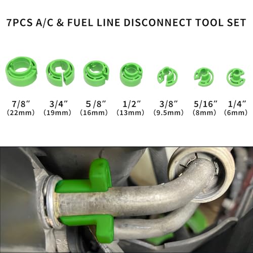 DPTOOL 29pcs Master Quick Disconnect Tool Set | Fuel Line Disconnect and Removal Tool for A/C, Fuel and Transmission Cooler Lines with AC Disconnect Pliers and O Seal Kit