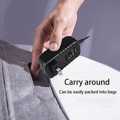 Guy-Tech 12V AC DC Adapter for TOPDON AD900 Lite ArtiDiag900 Lite OBD2 Scanner Bidirectional Car Diagnostic Scan Tool Automotive Scanner 12VDC 2A Power Supply Cord Charger