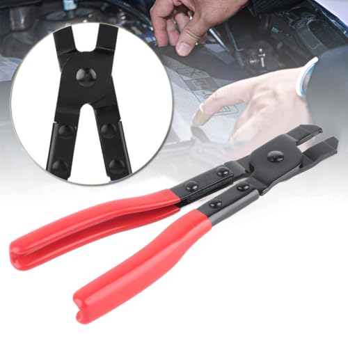 CV Boot Clamp Plier, Ear Type Clamp Plier for CVJ Boot Clamps Precision Compression Joint Tool Carbon Steel Anti Rust Durable Grip Design for CV Axle Service and Auto Repair