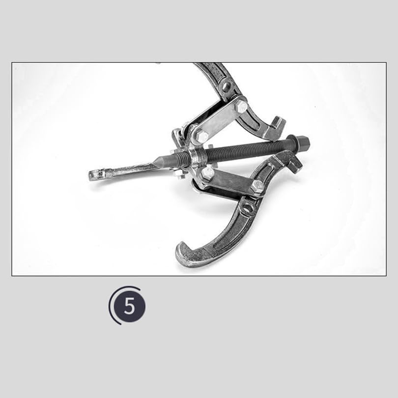 ChgImposs Multifunction Standard Carbon Steel 2 Jaw / 3 Jaw Bearing Puller with 4 Single Hole Claw Pullers for Car/Mechanical Repairing (8 Inch) - size: 8 Inch