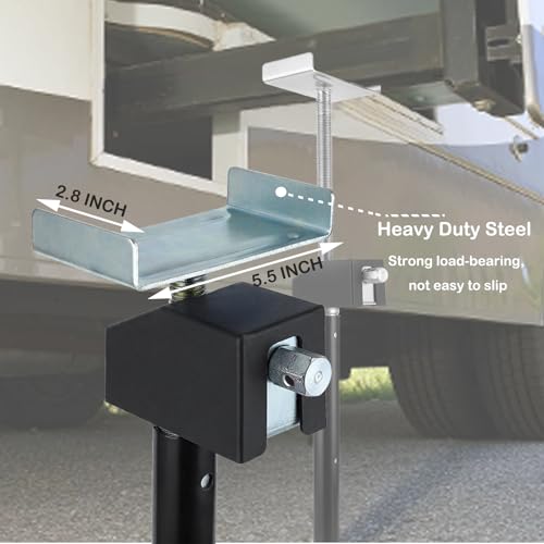 Garvee RV Slide Out Support Jacks (Set of 6) - 30,000lb Heavy Duty Rv Stabilizer Jacks Support, 21"-49" Quick-Lift Adjustable - Power Drill & Hand Crank Compatible for Campers, Travel Trailers & RVs - size: 6 Pack