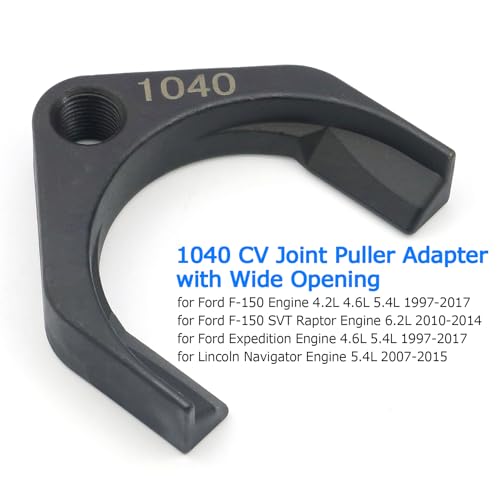 Efficient 1040 CV Joint Puller Adapter - 63mm Wide Opening, Carbon Steel Inner Axle Removal Tool, Front Wheel Drive Axle Pulley Attachment Adapter - size: 1040