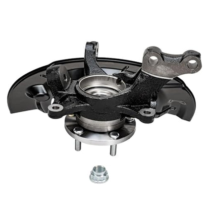 Detroit Axle - Front Steering Knuckles w/Hubs Outer Tie Rod End Links Replacement for 2012-2017 Toyota Camry L LE XLE 2.5L - size: 4SU48654/Kit