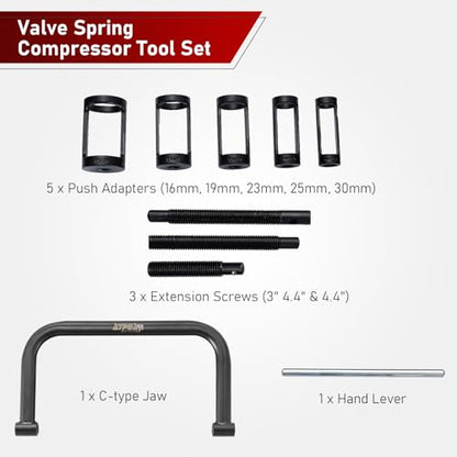 ATP Solid Valve Spring Compressor C Clamp Service Kit