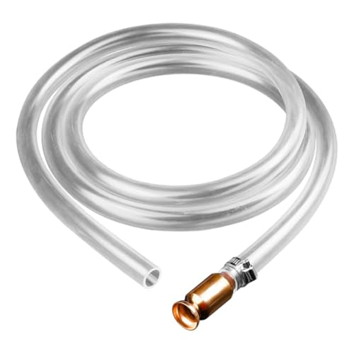 Car Gas Siphone Hose Pump, 3.28FT Vehicle Fuel Gasoline Water Transfer Shaker Siphon, Safety Self-Priming Multi-Purpose Auto Fuel Trasnfer Hose Tube, Universal for Vehicles - size: 3.28 Ft