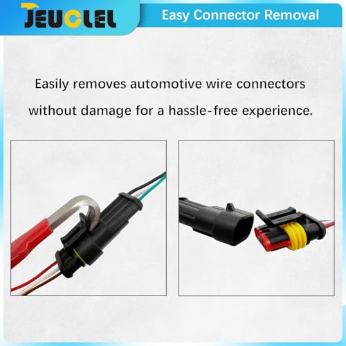 Automotive Electrical Terminal Connector Separator Removal Tool | Universal, Electrical Connector Remover, Separator Tool, Automotive - size: 1Pcs（Red）