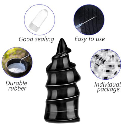 NACHLYNN 50 Pcs Tire Repair Nails Self-Tapping Rubber Screw Tool Self-Service Tire Repair Plugs Nail for Car Motorcycle Truck