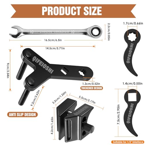 GM Control Arm Tool Kit - Contains Lower Control Arm Pry Tool, Strut Spreader, Pry Bar Wrench Adapter for Volkswagen, Audi, BMW, Ford, Peugeot, Citroen (Model C)