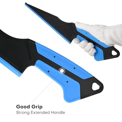 NEWISHTOOL 2 PCS Window Tint Squeegee Side Swiper Squeegee Magnet PPF Tools | Fixed TPU Rubber Blade, All-Purpose Scraper for Film Installing, Glass Cleaning Water Remove, Water Blade Wiper Tint Tools