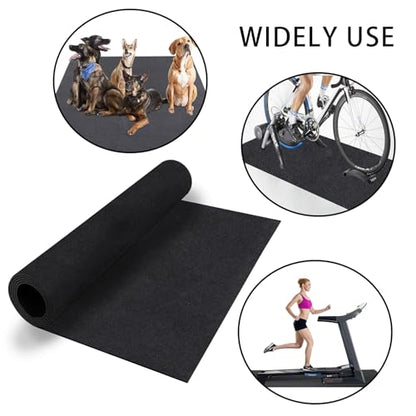 JOMMIE CHEN Large Rubber Floor Mat for Car Washable Garage Mats for Floor Absorb Liquids Oil Drip Pan for Under Car Protects Floor from Spills, Drips, Splashes and Stains Garage Mats (6.6x8.5 Feet)