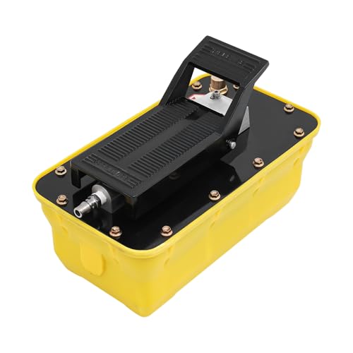 Hydraulic Air Foot Pump, 70 MPA High Pressure Pump 0.6Gal Air Hydraulic Pump Engineering Plastic Foot-Operated Pumps with Air Hose for Heavy Machinery Rigging Auto Repair Auto Body Frame Machines - size: Hydraulic Foot Pump