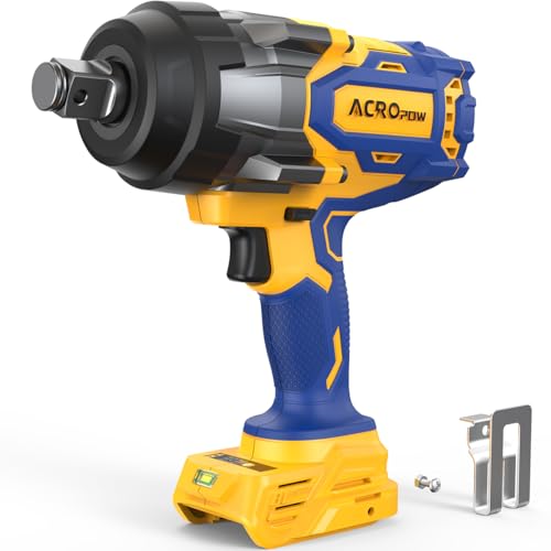 Cordless Impact Wrench 3/4" for DEWALT 20V Battery | High Torque 1850FT-LBS Brushless Impact Driver, Auto-Stop Reverse, Variable Speed, Heavy Duty Impact Gun (Bare Tool) - size: 1850 FT-LBS