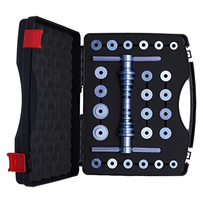 Bicycle Bearing Press Tool Kit,Bicycle Bearing Press Set, Professional Turning Point for Wheels Hub Universal Cycle Bearing Press Set with Carrying Case