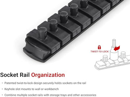 TEKTON Hex Bit Socket Set, 10-Piece | SHB90105 - size: 10-Piece (5/64-5/16 in.)