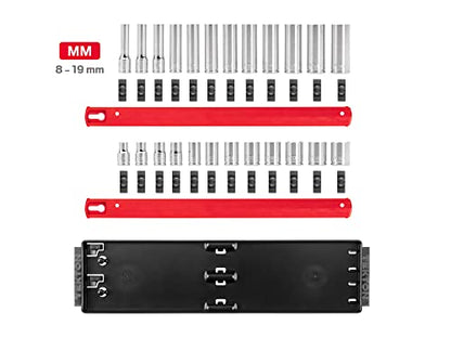 TEKTON 3/8 Inch Drive 6-Point Socket Set, 24-Piece | SHD91215 - size: 24-Piece (5/16-3/4 in.), style: Standard