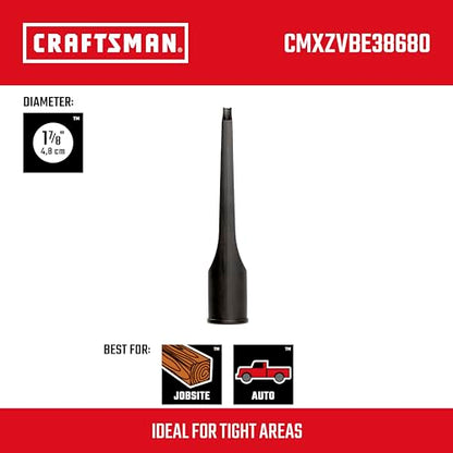 CRAFTSMAN CMXZVBE38680 1-7/8 in. Crevice Tool Wet Dry Vac Attachment - size: Crevice Tool