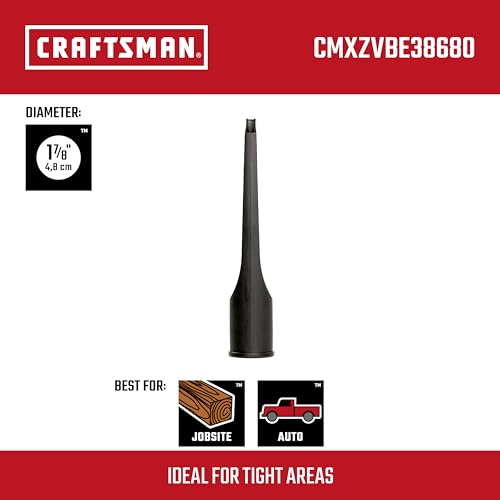 CRAFTSMAN CMXZVBE38680 1-7/8 in. Crevice Tool Wet Dry Vac Attachment - size: Crevice Tool