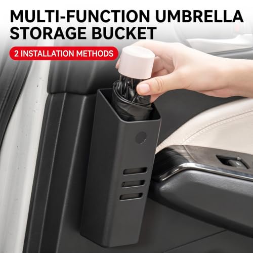 Car Umbrella Holder for Ford Escape 2001–2025 2026 C2, Hanging Automotive Interior Storage Organizer, Vehicle Rear Trunk Side Panel Pocket Box Bucket