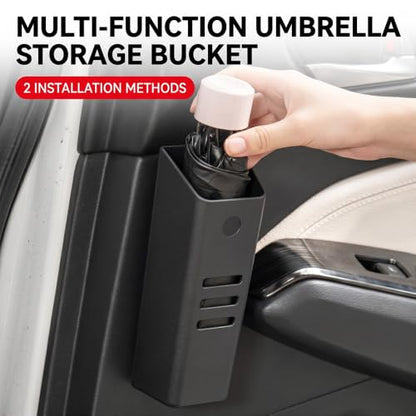 Car Umbrella Holder for Ford F-150 1980–2025 2026, Hanging Automotive Interior Storage Organizer, Vehicle Rear Trunk Side Panel Pocket Box Bucket
