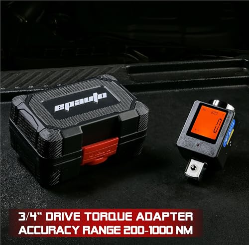 EPAuto 3/4-Inch Digital Torque Adapter, 147.6~730 ft-lb - size: 3/4 Inch Adapter