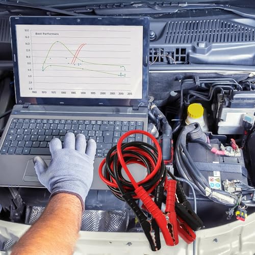 PRETYZOOM Car Battery Jumper Cable 1000a Copper Wire Thickened Power Wire 2.8m Heavy Duty Emergency Jump Starter for Automotive Battery Booster