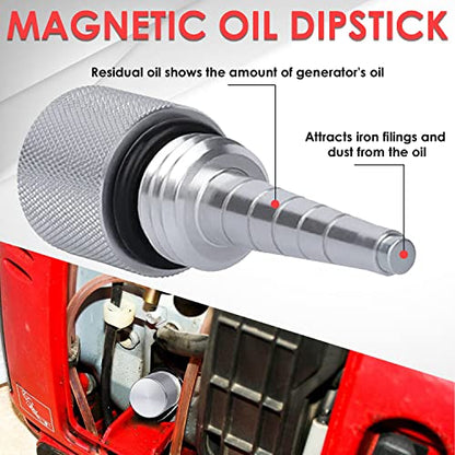 for Honda EU1000i EU2000i EU3000i Handi Generator Mess Free Oil Change Funnel & Magnetic Oil Dipstick Complete Kit
