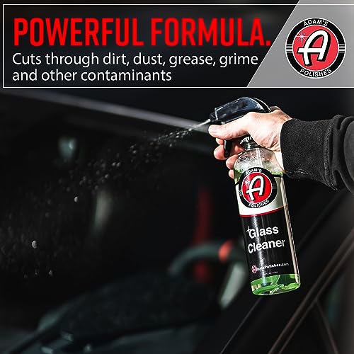 Adam's Polishes Glass Cleaner (Gallon) - Car Window Cleaner | Car Wash All-Natural Streak Free Formula For Car Cleaning | Safe On Tinted & Non-Tinted Glass | Won’t Strip Car Wax or Paint Protection - size: 128 Fl Oz (Pack of 1)