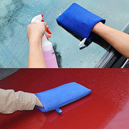 Car Clay Mitt,21.5cmx14cm Detailing Clay Bar Cleaner Microfiber Auto Wash Bar Cleaning Tool Detailing Polishing Clay Bar - size: #A