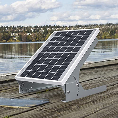 SOLPERK Solar Panel Mount - 13.8in Stand, Angle Adjustable (0-60 Degree), Mounting Brackets for 1 Solar Panel - size: Mount Bracket
