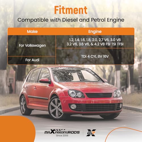 maXpeedingrods Fuel Injector Puller Removal Installer Kit, Injector Seal Install Tool for VW Audi 1.2 1.4 1.6 1.8 2.0 2.7 3.0 3.2 3.6 V6 4.2 V8 FSI TSI TFSI Petrol Diesel, for Volkswagen TDi 4 Cyl - style: for VW