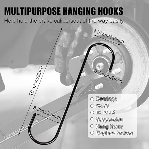 SGT Wheel Bearing Hub Removal Tool Kit,Universal Wheel Hub Removal Tool for Axle Bolted Hubs,Compatible with 5,6 and 8 Lug Hubs, Wheel Hub Buster Tool with Nuts and Hooks
