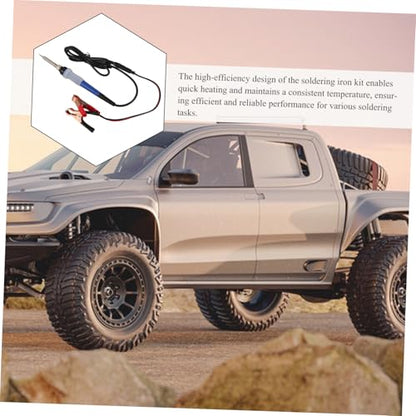 1set Car Soldering Iron Kit Clips Dc Electric Welding Tool for Automotive Repairs and Projects Easy to Use Efficient Heating Design