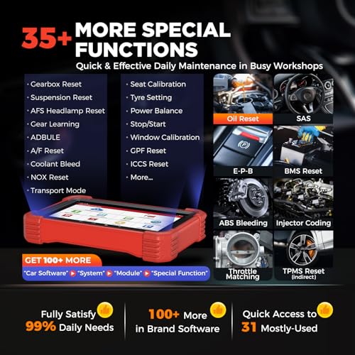 LAUNCH X431 CRP919XBT OBD2 Scanner, 2026 Wireless Bidirectional Scan Tool with ECU Coding, 35+ Services, All Systems Diagnostic, FCA AutoAuth, 2Yrs Free Update, V.A.G Guide, CANFD, Upgraded of CRP919X