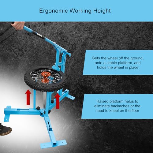 Neutron Speed Pro Dirt Bike and Dual Sport Tire Changer/Bead Breaker/Mousse Changer/Suitable for Tubes