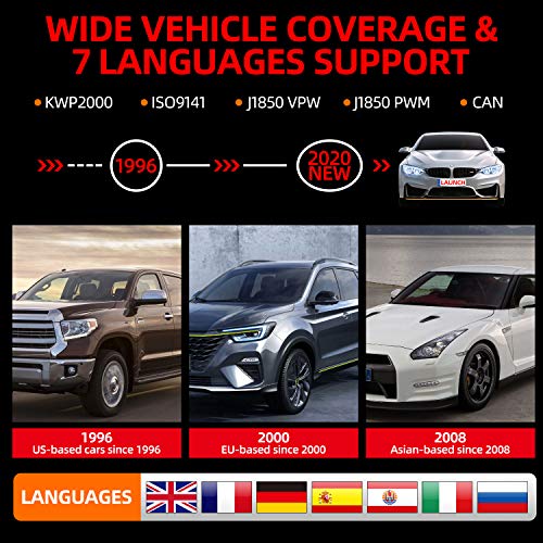 LAUNCH Creader 3001 OBD2 Scanner-2025 Upgrade Ver. Engine Fault Code Reader,Support O2 Sensor,Lifetime Free Update,Scanner for All OBDII Protocol Cars Since 1996